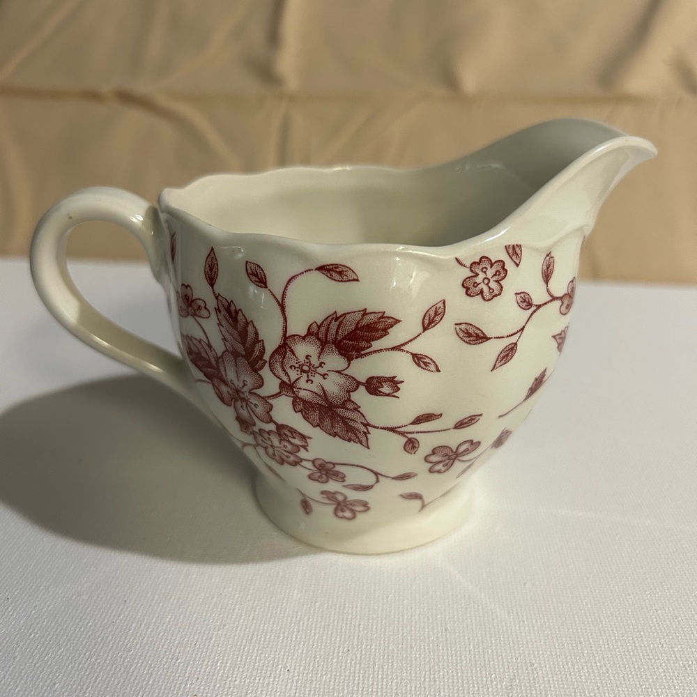 Vintage Bouquet Pink Creamer